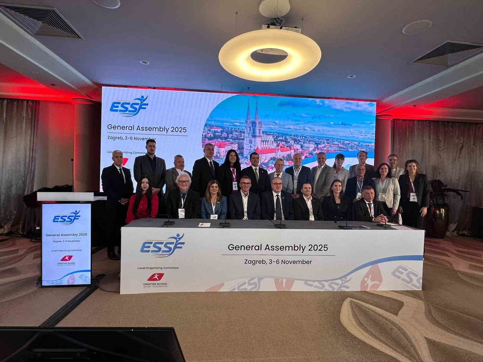 AVRUPA OKUL SPORLARI FEDERASYONU (ESSF) GENEL KURULU, 3-6 KASIM TARİHLERİNDE HIRVATİSTAN’IN...