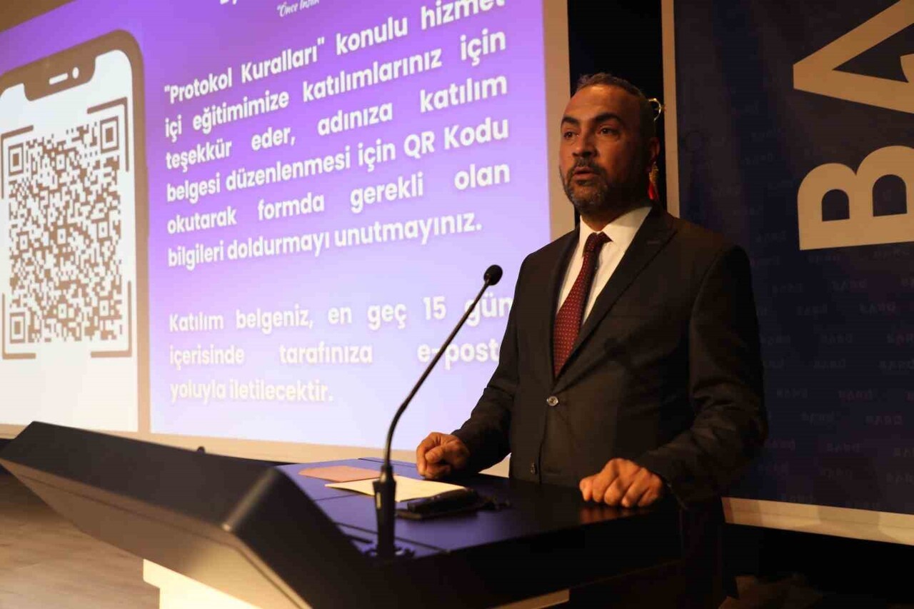 BARÜ’DE "PROTOKOL KURALLARI EĞİTİMİ" YOĞUN İLGİ GÖRDÜ