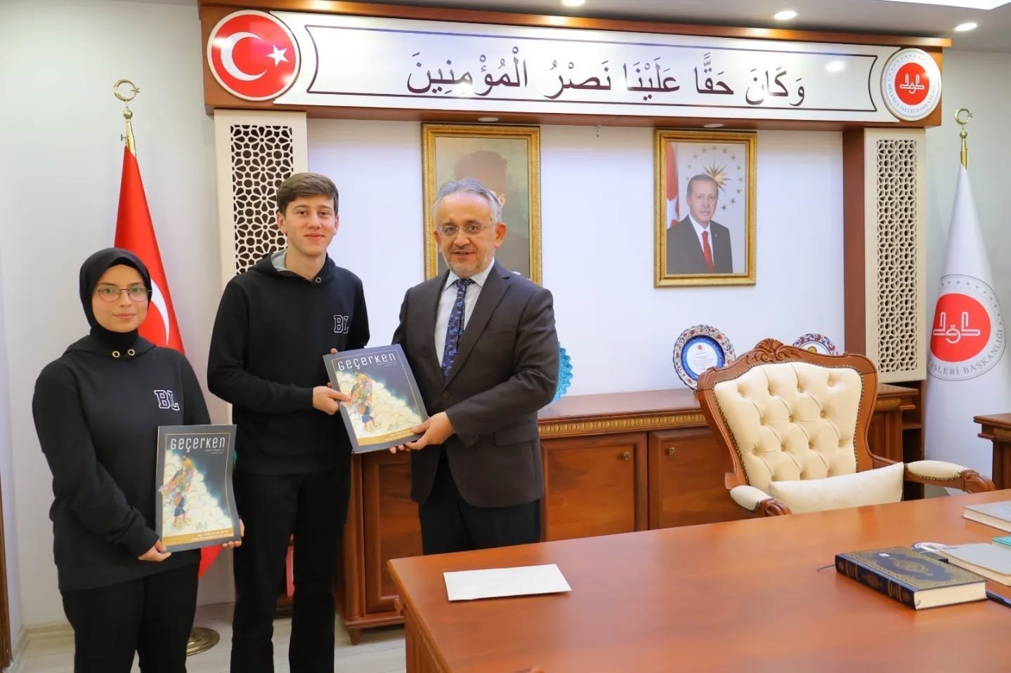 BAYBURT LİSESİ ÖĞRENCİLERİNDEN FİLİSTİN'E DESTEK