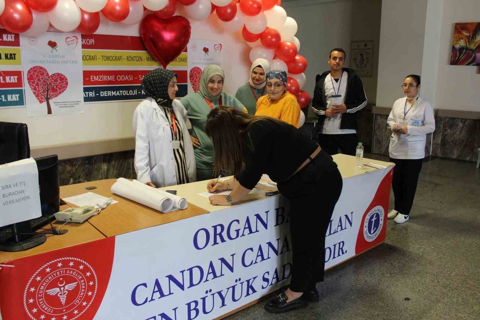 BİTLİS'İN TATVAN DEVLET HASTANESİ ORGAN BAĞIŞ BİRİMİ, 3–9 KASIM ORGAN BAĞIŞI HAFTASI KAPSAMINDA...