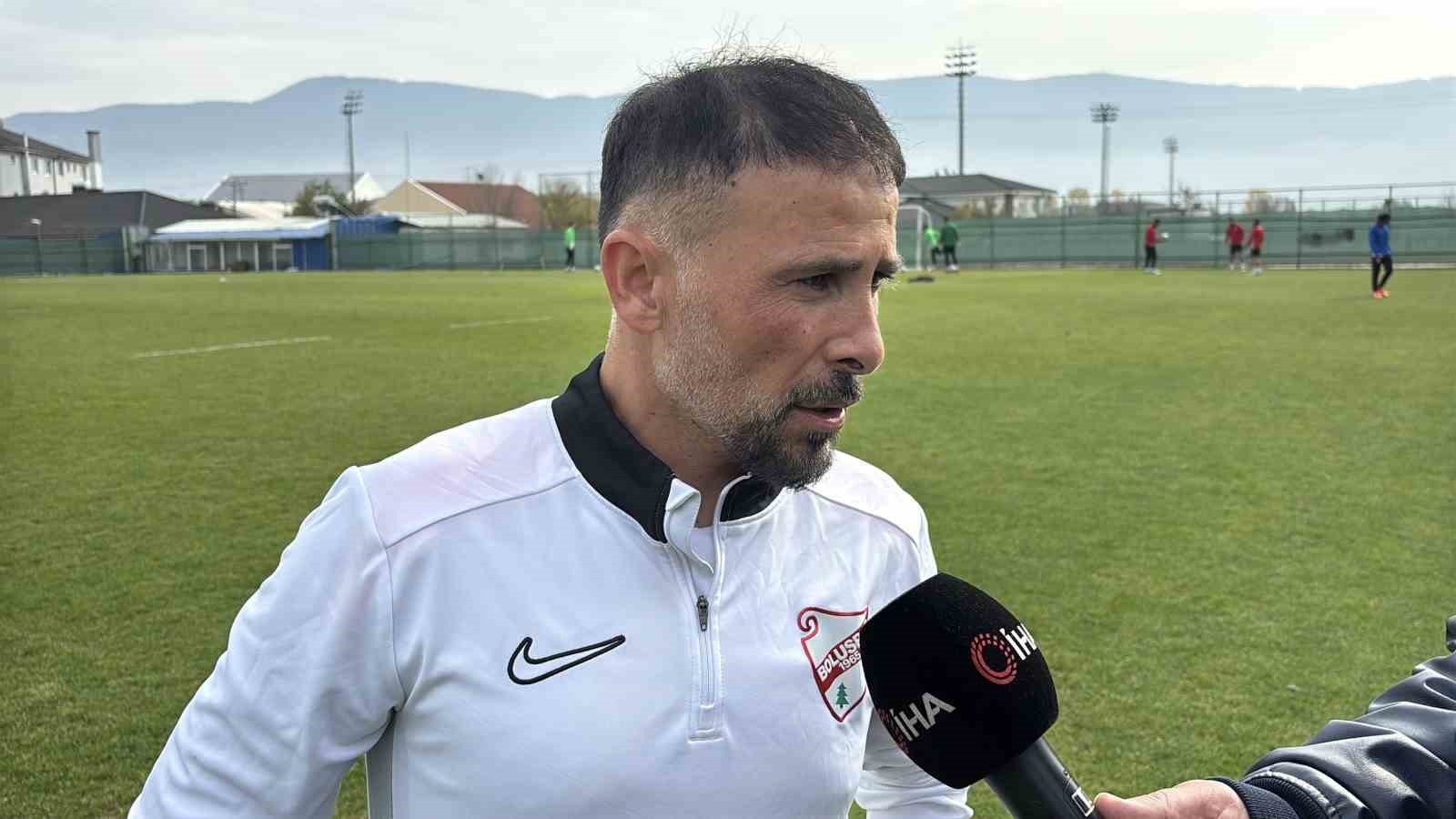 BOLUSPOR TEKNİK DİREKTÖR ERTUĞRUL ARSLAN AÇIKLAMALARDA BULUNDU