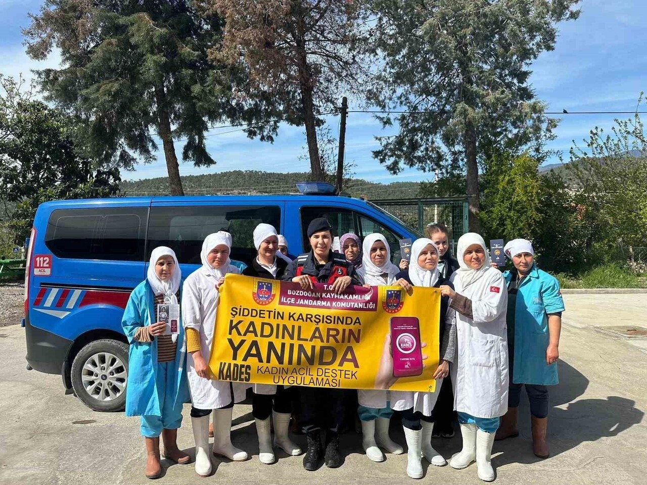 BOZDOĞAN’DA KADINLARA KADES BİLGİLENDİRMESİ