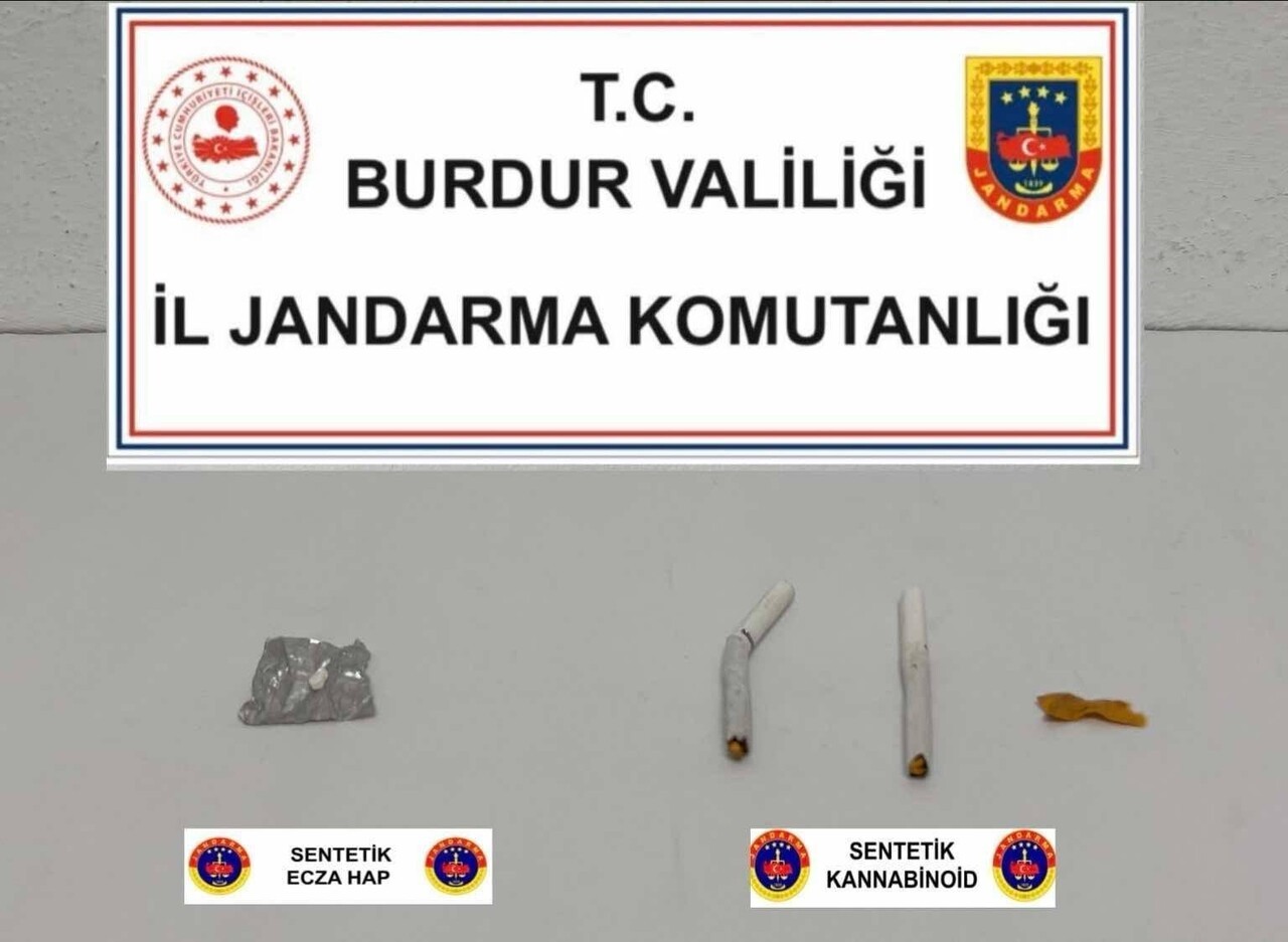 BURDUR'DA JANDARMA EKİPLERİ TARAFINDAN UYUŞTURUCU İLE MÜCADELE ÇERÇEVESİNDE GERÇEKLEŞTİRİLEN...