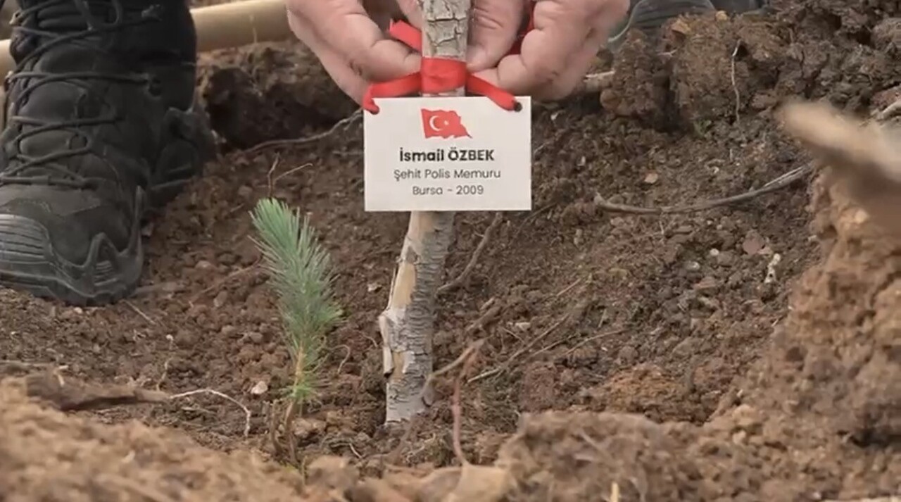 BURSA’DA ŞEHİTLER İÇİN FİDAN DİKİM PROGRAMI GERÇEKLEŞTİRİLDİ