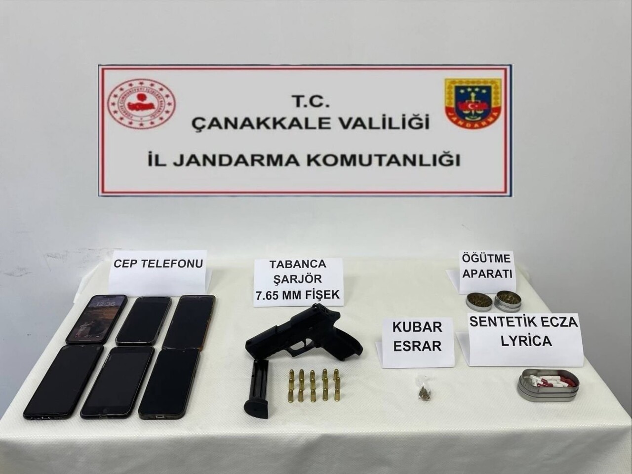 ÇANAKKALE'DE GERÇEKLEŞTİRİLEN UYUŞTURUCU OPERASYONUNDA 17 ŞÜPHELİ GÖZALTINA ALINDI. ŞÜPHELİLERDEN...