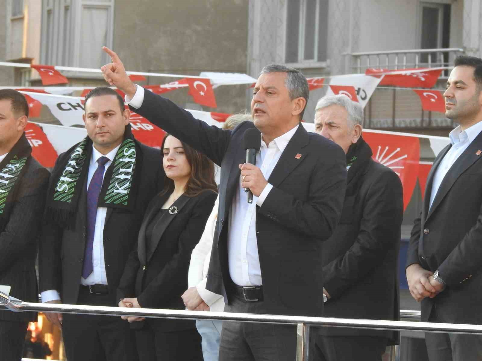 CHP GENEL BAŞKANI ÖZGÜR ÖZEL, "İKTİDARI DEĞİŞTİRECEĞİZ, PARLAMENTER SİSTEMİ YENİDEN KURACAĞIZ....