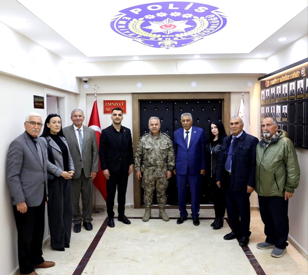 CHP IĞDIR İL BAŞKANI NİZAMETTİN ADA’DAN EMNİYET MÜDÜRÜ TURGAY’A ZİYARET