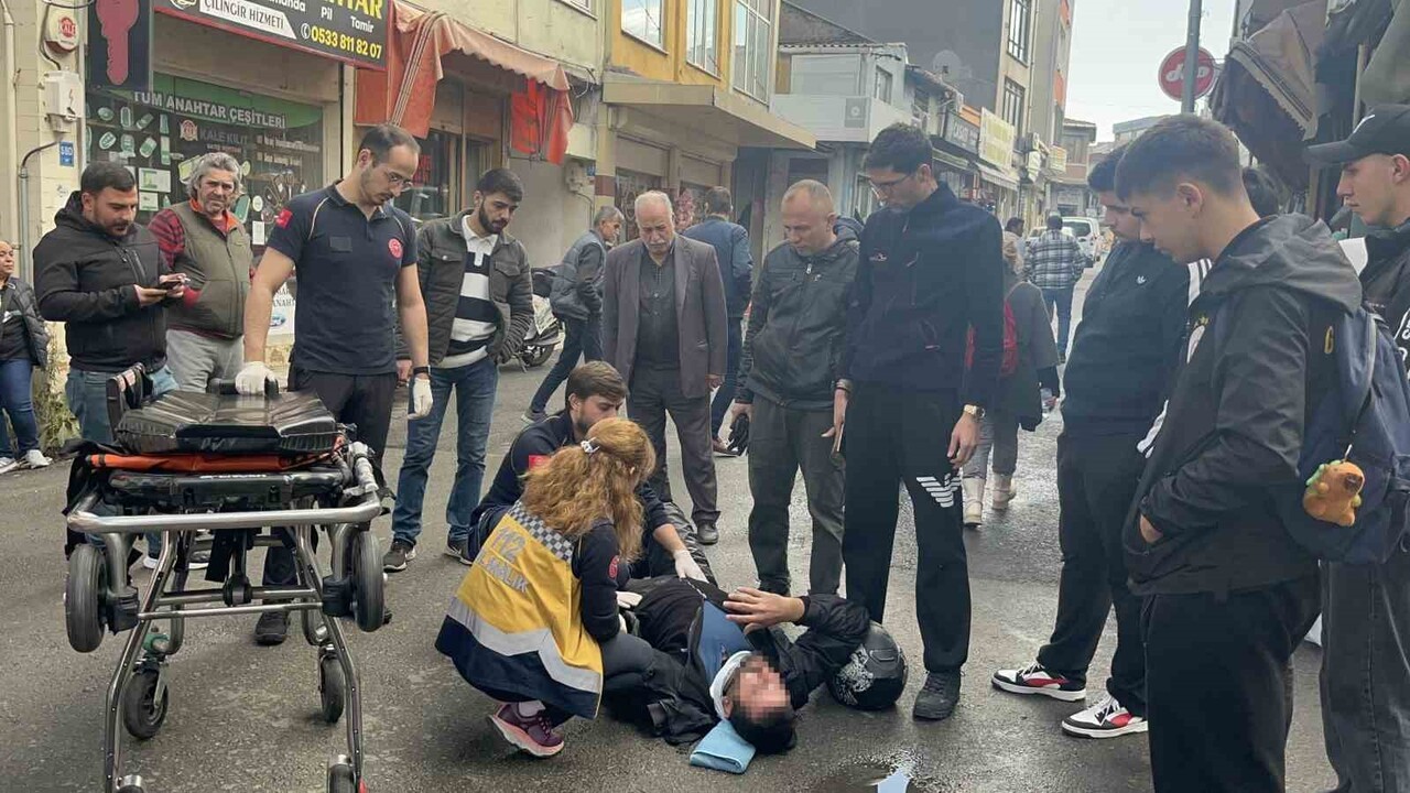 ÇORLU’DA İKİ AYRI KAZA: 2 YARALI