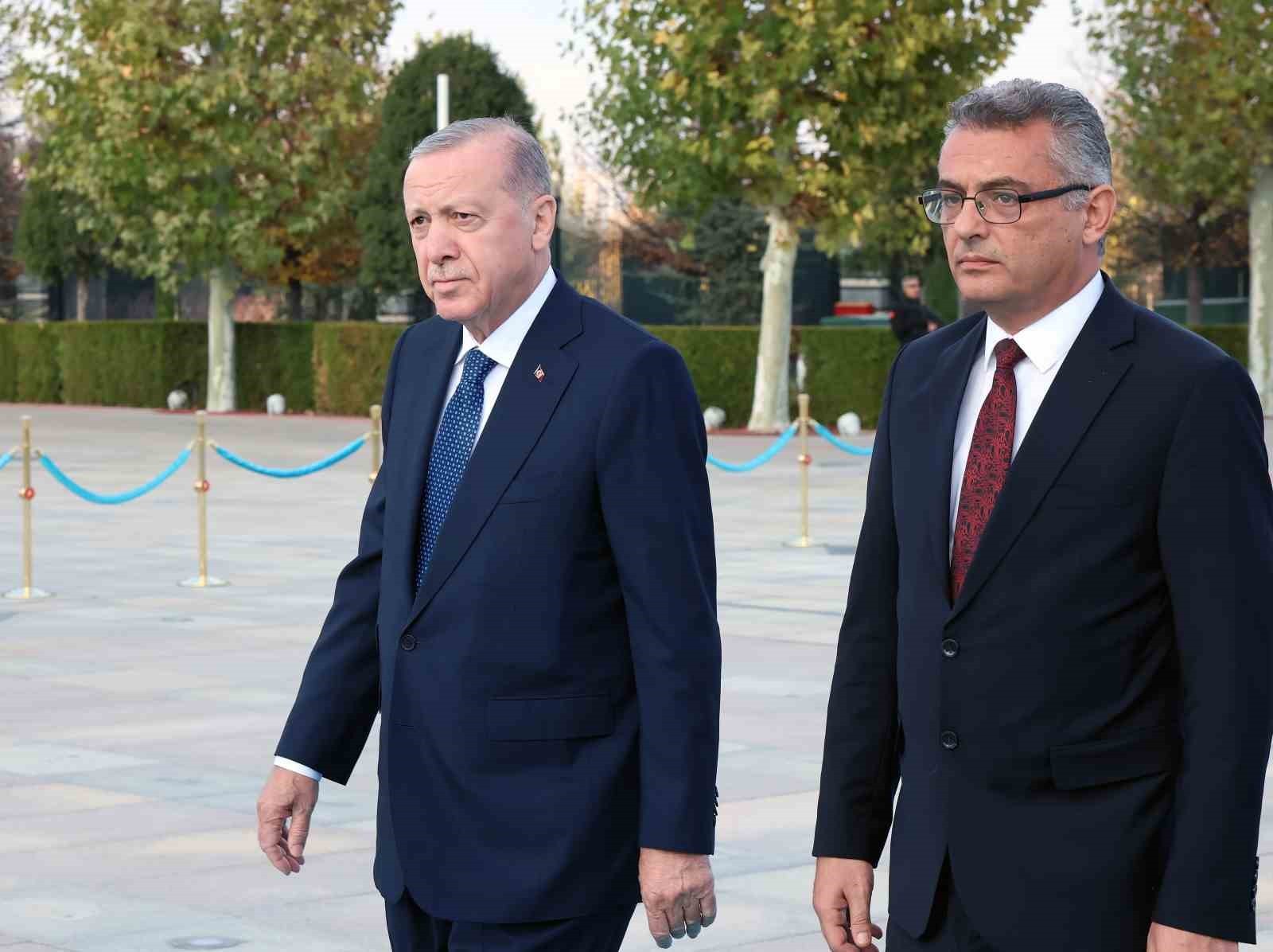 CUMHURBAŞKANI RECEP TAYYİP ERDOĞAN, İLK RESMİ ZİYARETİNİ TÜRKİYE’YE GERÇEKLEŞTİREN KUZEY KIBRIS...