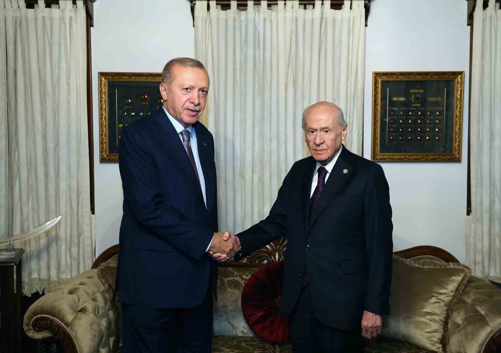 CUMHURBAŞKANI RECEP TAYYİP ERDOĞAN, MİLLİYETÇİ HAREKET PARTİSİ (MHP) GENEL BAŞKANI DEVLET BAHÇELİ...