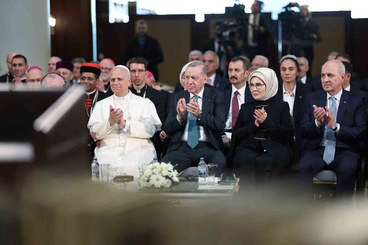 CUMHURBAŞKANI RECEP TAYYİP ERDOĞAN, VATİKAN DEVLET BAŞKANI PAPA 14. LEO CUMHURBAŞKANLIĞI MİLLET...