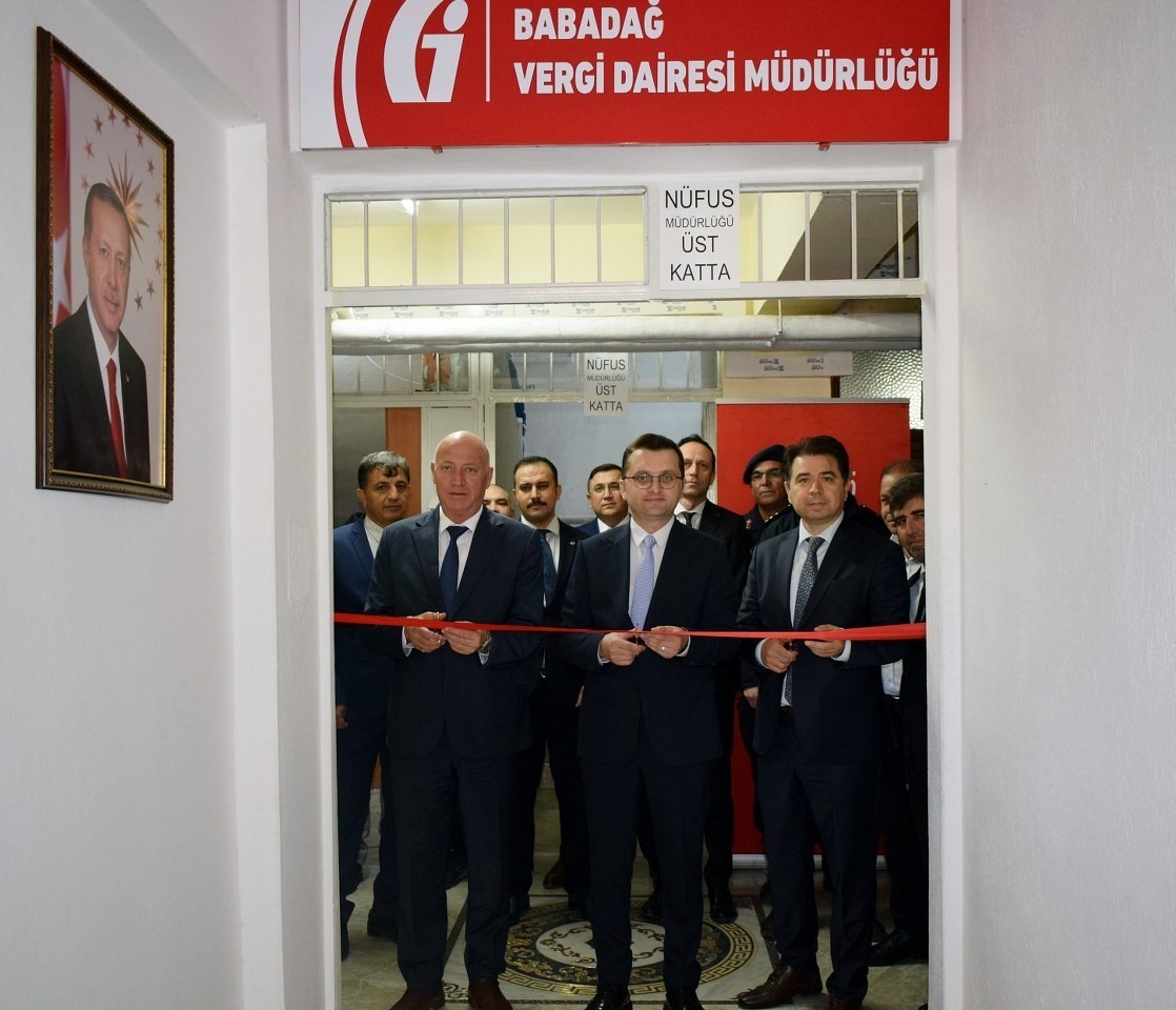 DENİZLİ’DE KURULAN BABADAĞ VERGİ DAİRESİ MÜDÜRLÜĞÜ DÜZENLENEN TÖRENLE VATANDAŞIN HİZMETİNE...