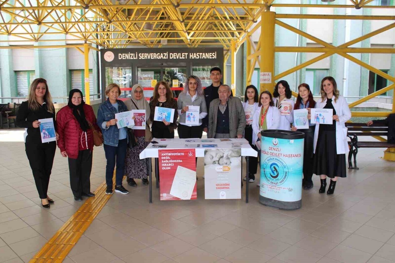 DENİZLİ İL SAĞLIK MÜDÜRLÜĞÜ TARAFINDAN, 18-24 KASIM DÜNYA ANTİMİKROBİYAL FARKINDALIK HAFTASI...