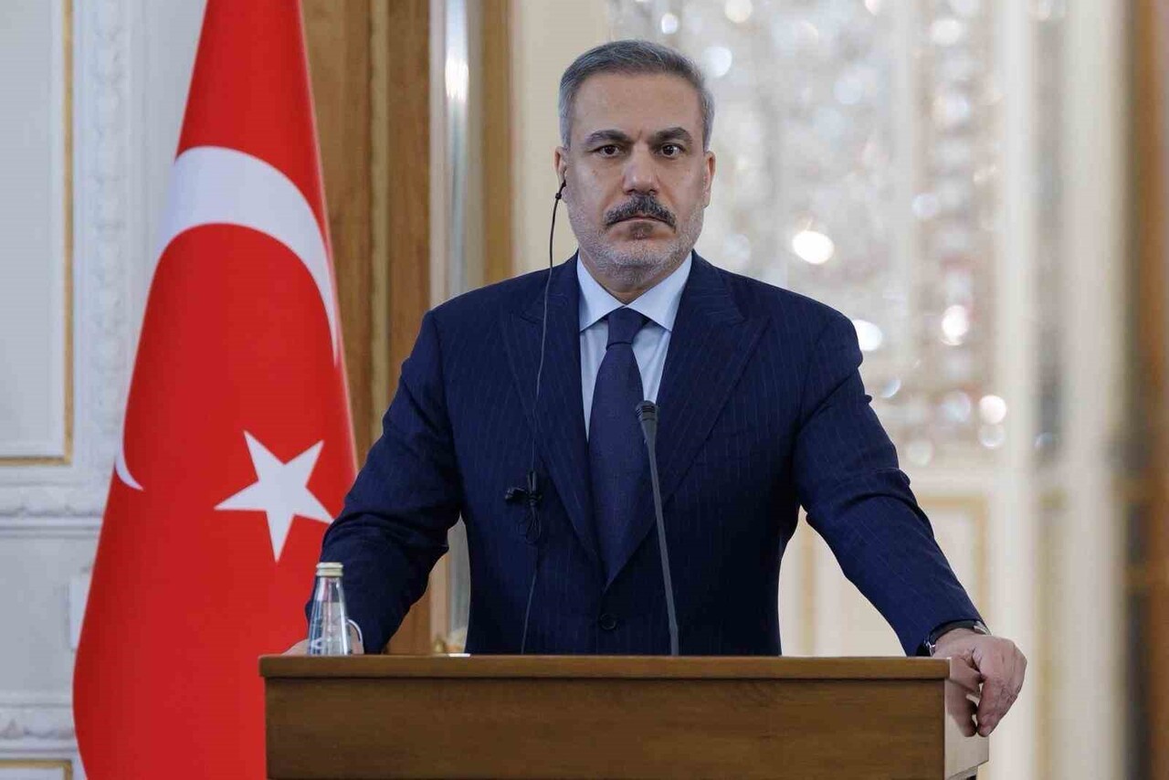 DIŞİŞLERİ BAKANI HAKAN FİDAN, İRAN DIŞİŞLERİ BAKANI ABBAS ARAKÇİ İLE GERÇEKLEŞTİRDİĞİ ORTAK BASIN...