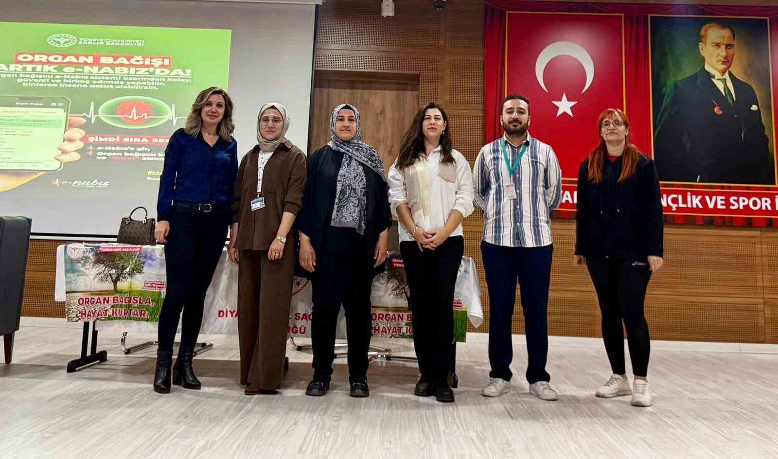 DİYARBAKIR İL SAĞLIK MÜDÜRLÜĞÜ, 3–9 KASIM ORGAN BAĞIŞ HAFTASI DOLAYISIYLA ORGAN BAĞIŞININ ÖNEMİNE...