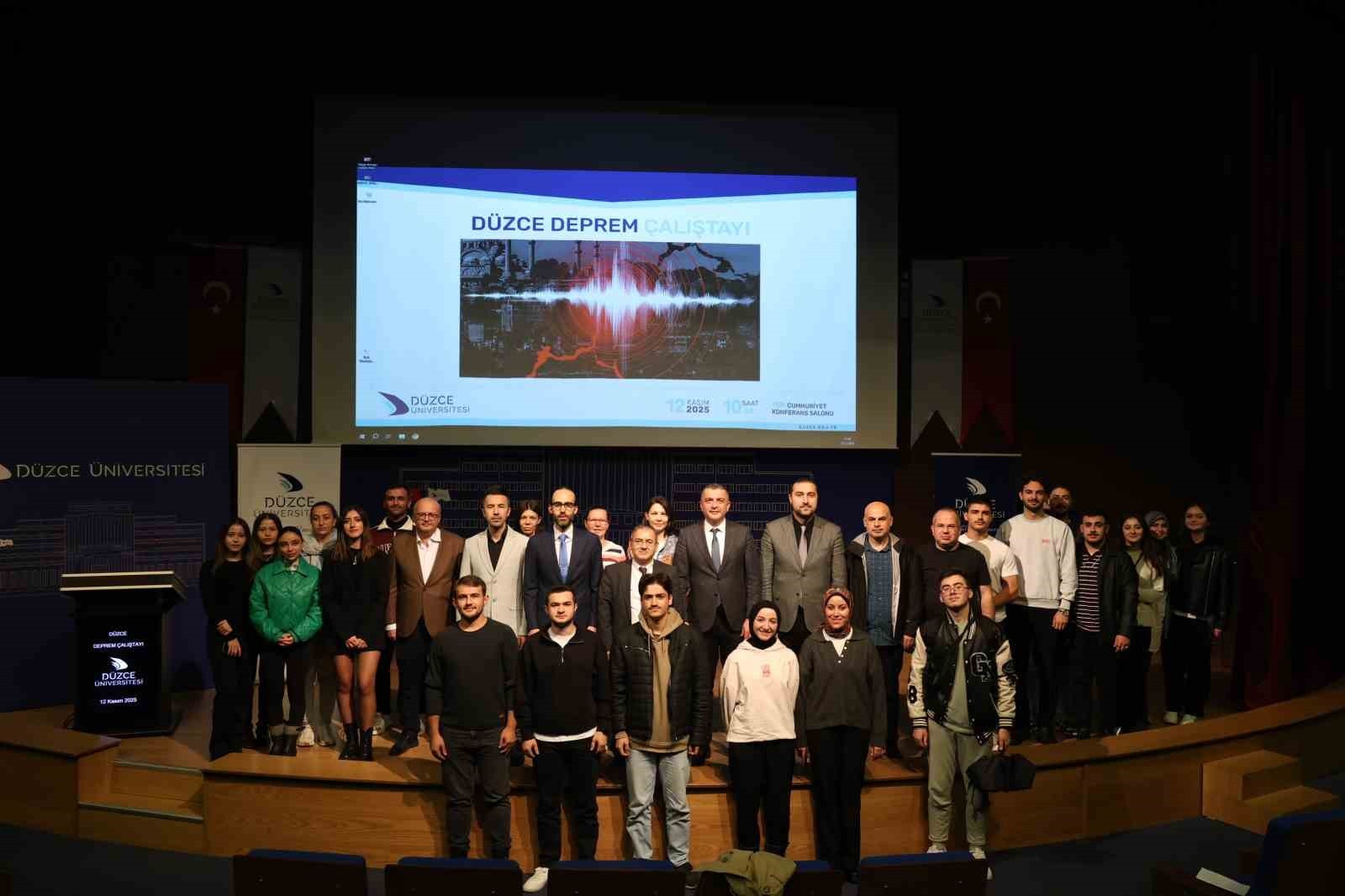 DÜZCE ÜNİVERSİTESİ DEPREM ARAŞTIRMA VE UYGULAMA MERKEZİ TARAFINDAN DÜZENLENEN "DÜZCE DEPREM...