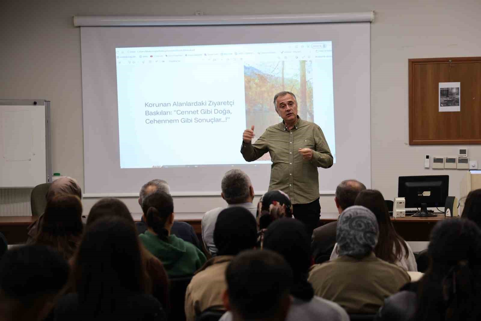 DÜZCE ÜNİVERSİTESİ ORMAN FAKÜLTESİ ÖĞRETİM ÜYESİ PROF. DR. HALDUN MÜDERRİSOĞLU, "KORUNAN...