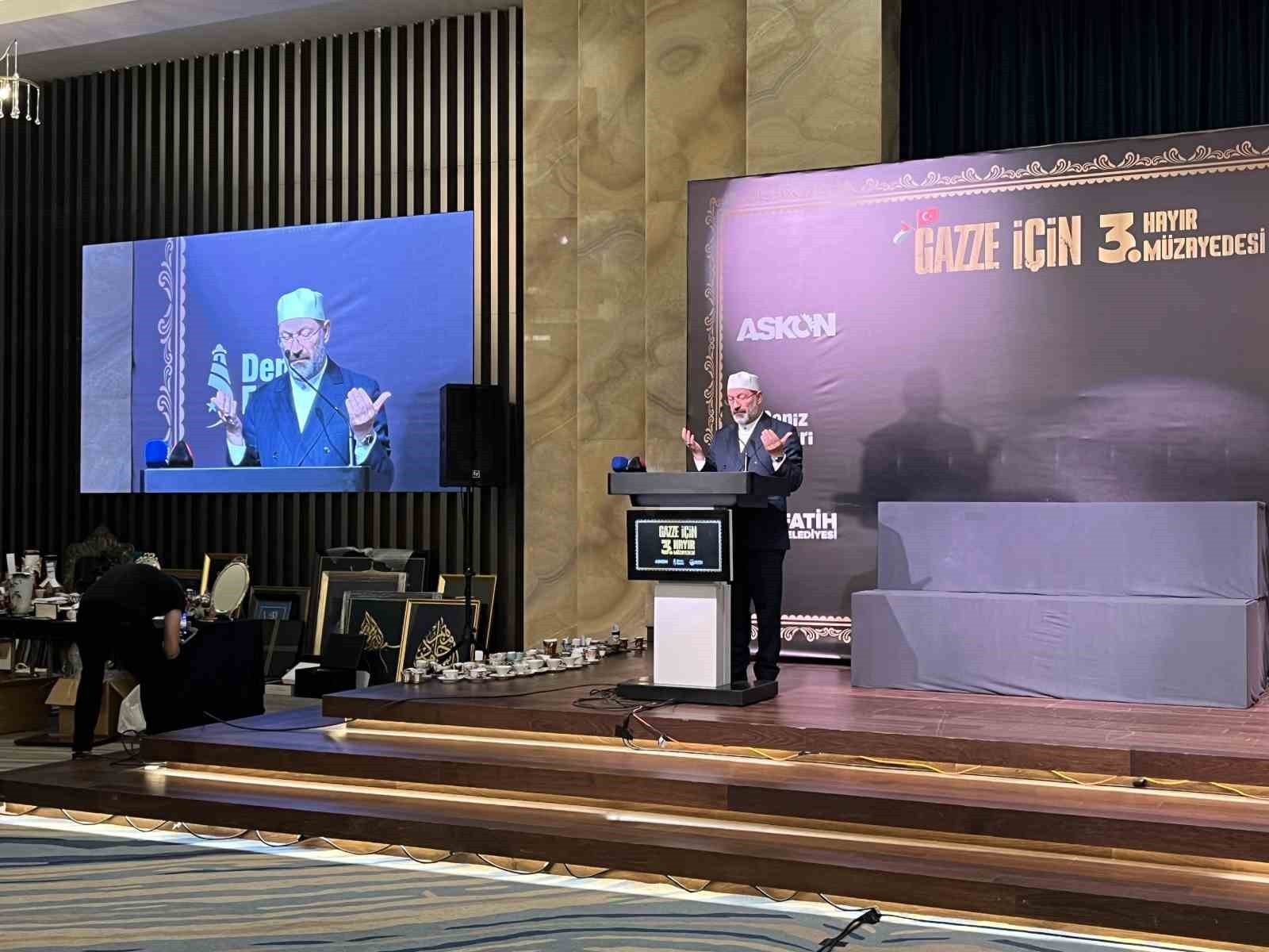 FATİH BELEDİYESİ, GELİRİ GAZZE’YE BAĞIŞLANMAK ÜZERE MÜZAYEDE DÜZENLEDİ.