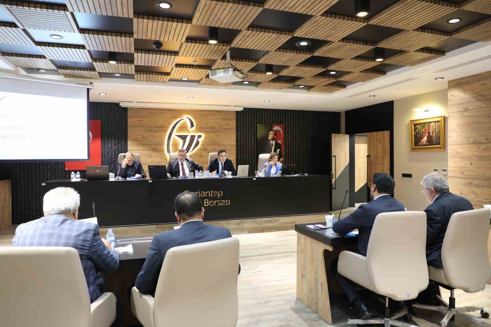 GAZİANTEP TİCARET BORSASI (GTB) EKİM AYI OLAĞAN MECLİS TOPLANTISI, MECLİS BAŞKANI AHMET...