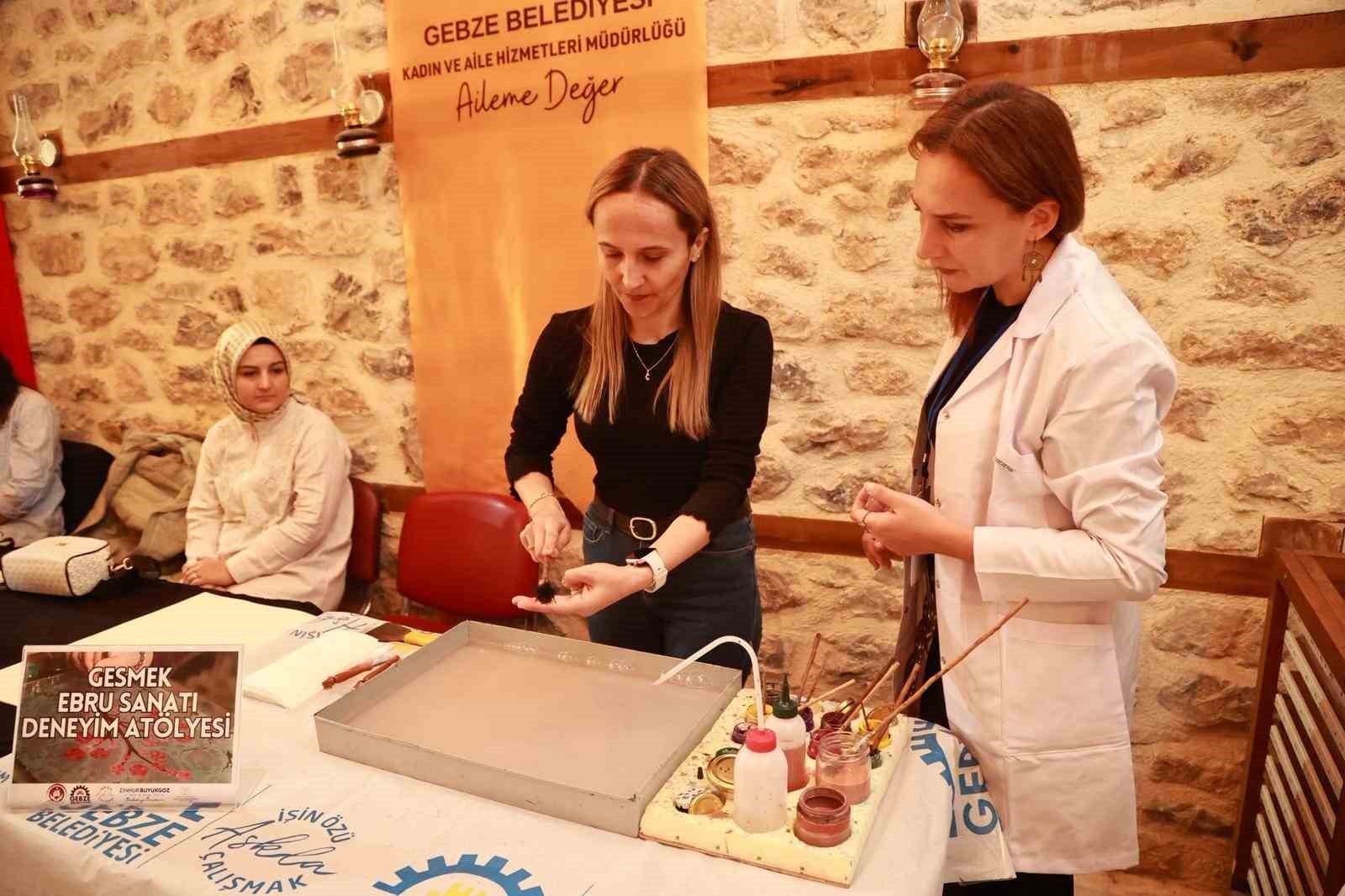 GEBZE BELEDİYESİ KADIN VE AİLE HİZMETLERİ MÜDÜRLÜĞÜNE BAĞLI GESMEK KURSİYERLERİ, TARİHİ SU DOLABI...