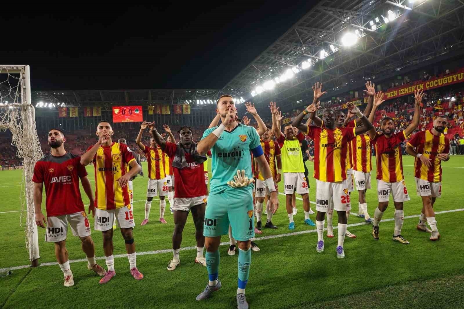 GÖZTEPE, TRENDYOL SÜPER LİG’DE İLK 12 HAFTADA OYNANAN 8 MAÇTA KALESİNİ GOLE KAPATARAK BU ALANDA EN...