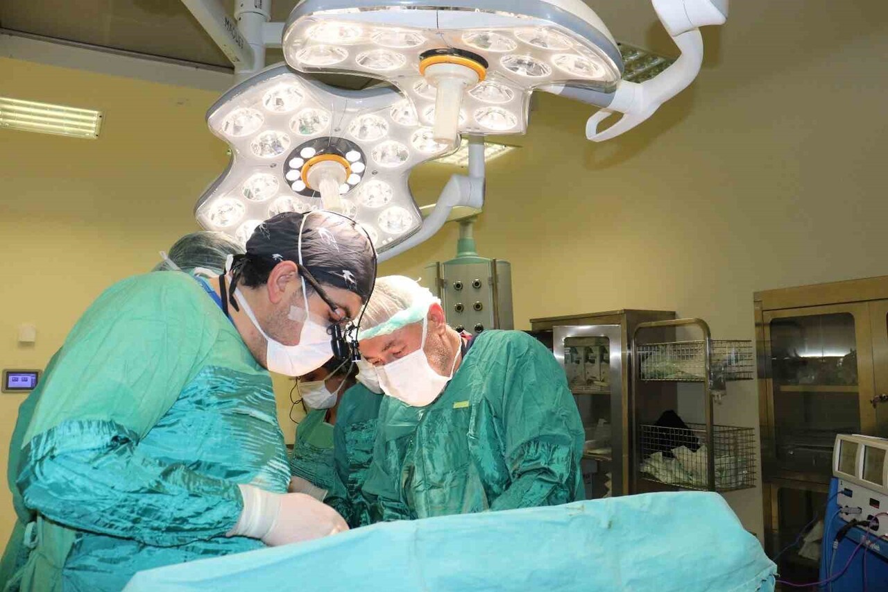 HASTA KADININ KARNINDAN 15 KİLO 800 GRAM TÜMÖR ÇIKARILDI