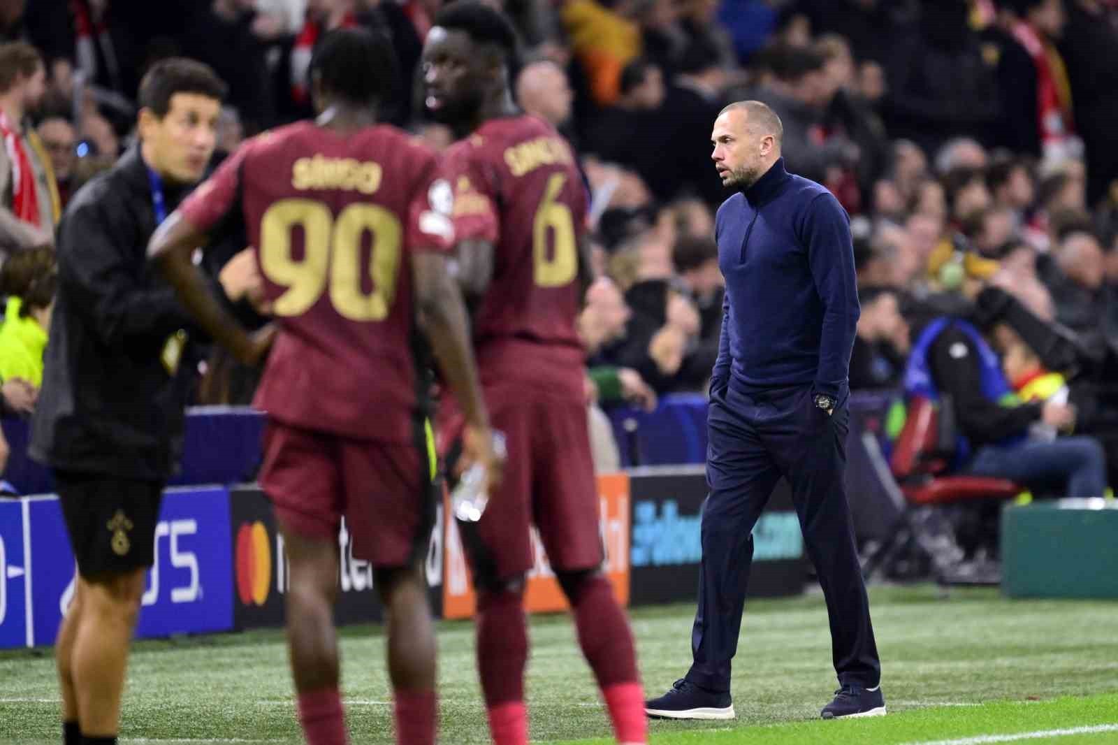 HOLLANDA EKİBİ AJAX, UEFA ŞAMPİYONLAR LİGİ'NDE GALATASARAY'A 3-0 MAĞLUP OLDUKLARI MAÇIN ARDINDAN...