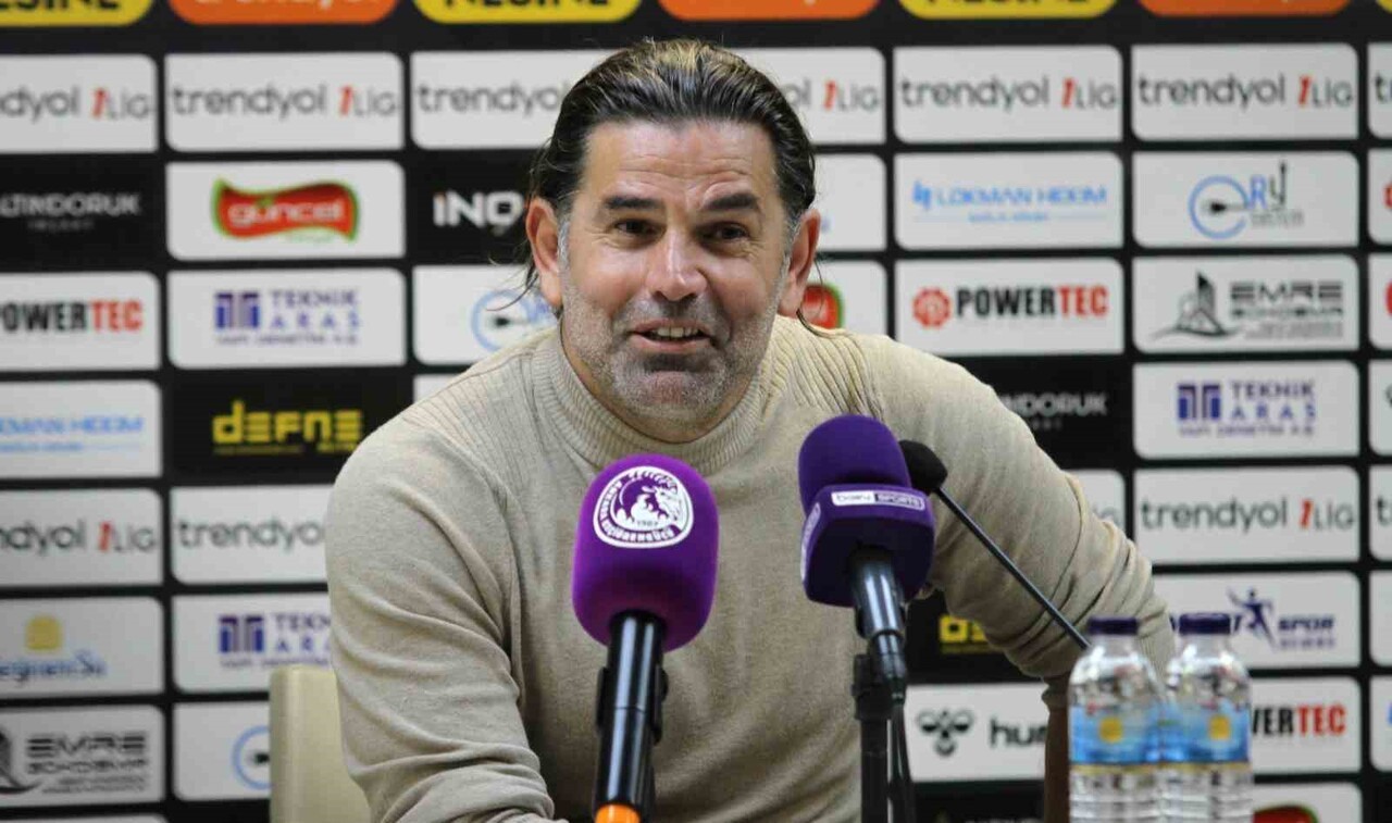 IĞDIR FK TEKNİK DİREKTÖRÜ İBRAHİM ÜZÜLMEZ, ANKARA KEÇİÖRENGÜCÜ MAÇININ ARDINDAN YAPTIĞI...