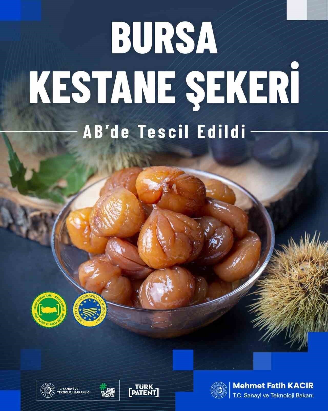 İPSALA PİRİNCİ VE BURSA KESTANE ŞEKERİ AB’DE TESCİLLENDİ