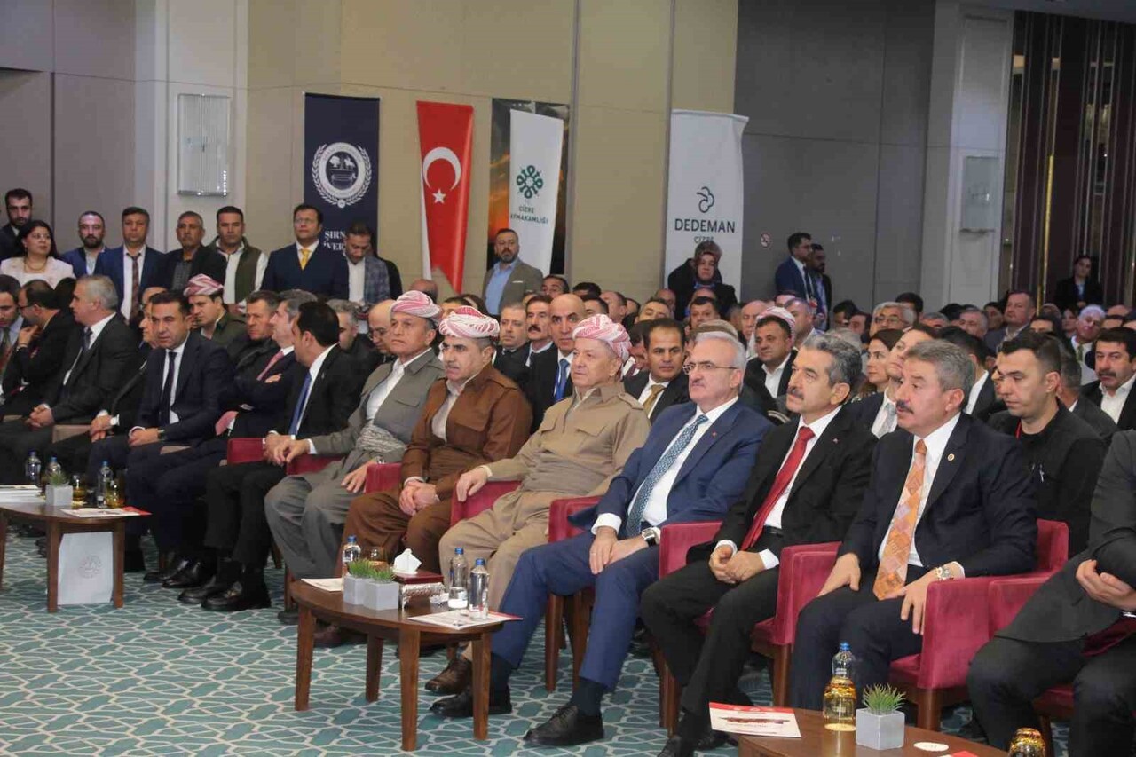 IRAK KDP LİDERİ MESUT BARZANİ, ŞIRNAK’TA DÜZENLENEN 4'ÜNCÜ ULUSLARARASI MELAYE CİZİRİ...