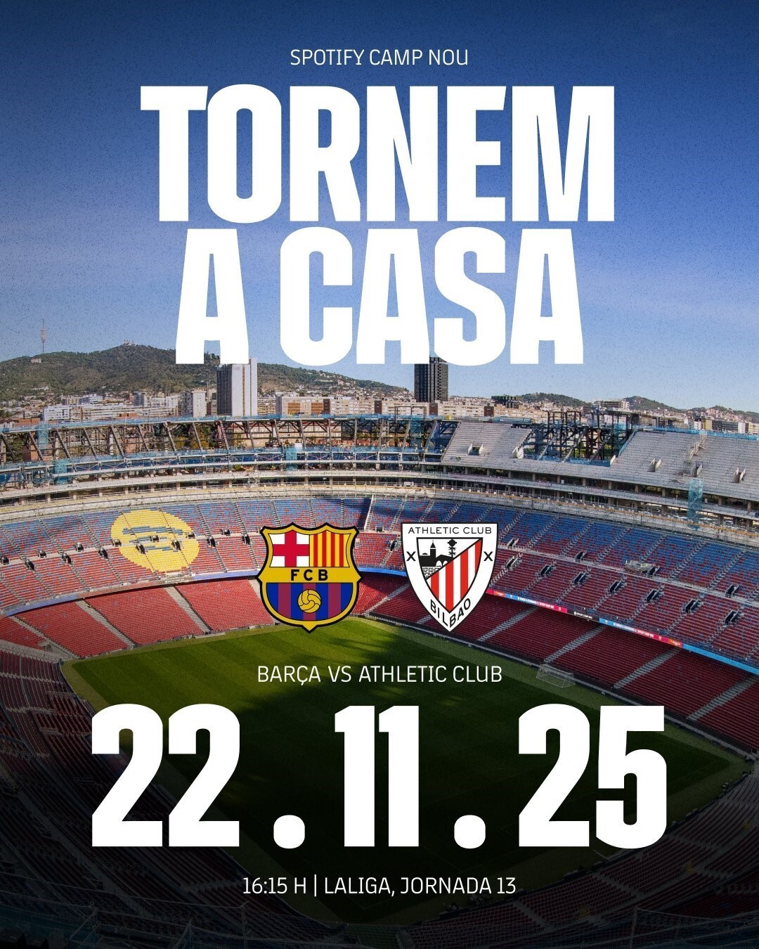 İSPANYOL EKİBİ BARCELONA, YENİLEME ÇALIŞMALARININ TAMAMLANDIĞI SPOTİFY CAMP NOU'YA ATHLETİC BİLBAO...