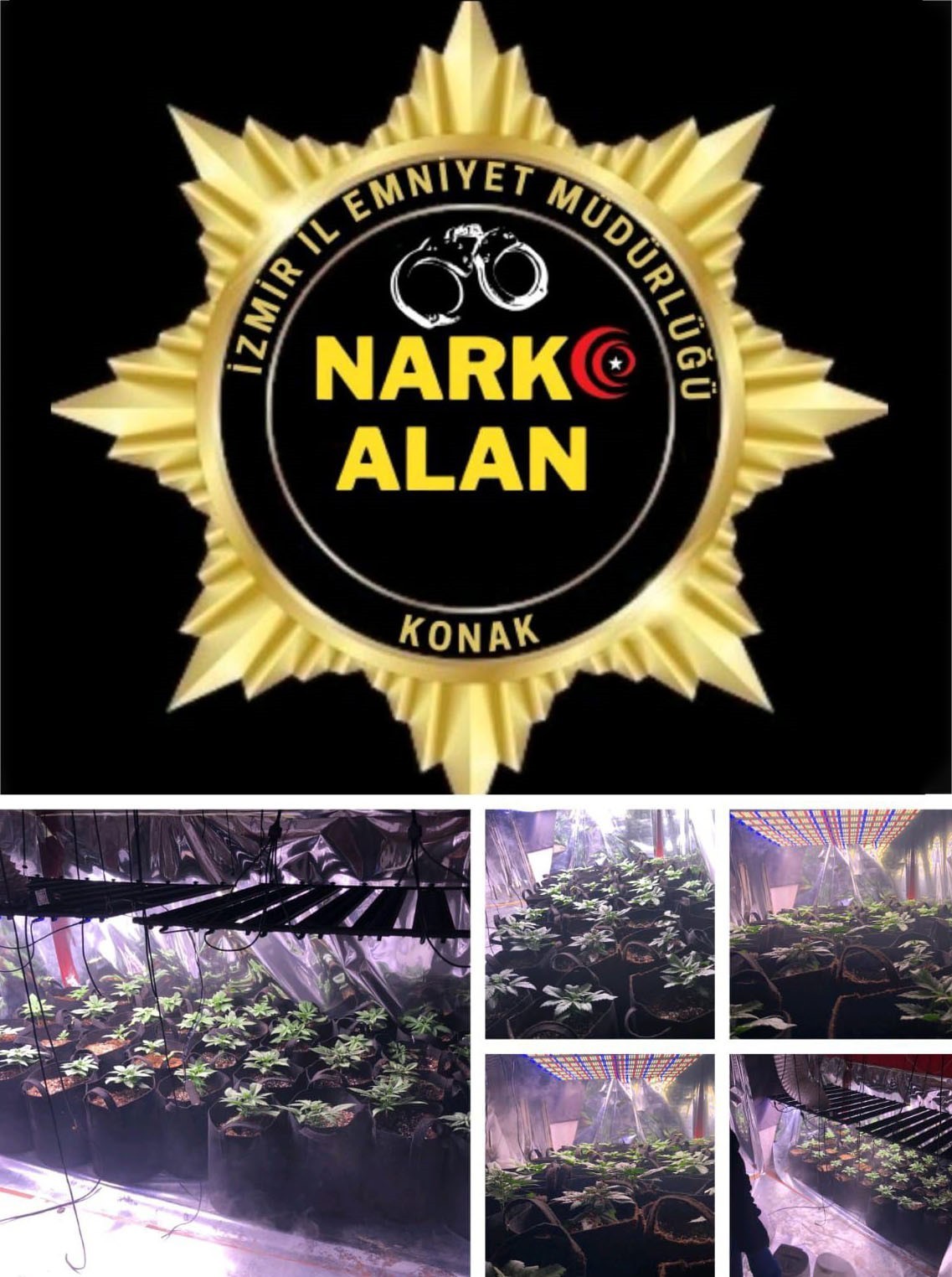 İZMİR’İN KONAK İLÇESİNDE BİR ADRESE DÜZENLENE OPERASYONDA YÜKLÜ MİKTARDA UYUŞTURUCU MADDE ELE...