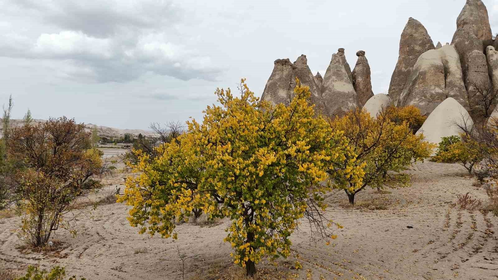 KAPADOKYA'DAKİ RENK CÜMBÜŞÜ DRON İLE GÖRÜNTÜLENDİ.