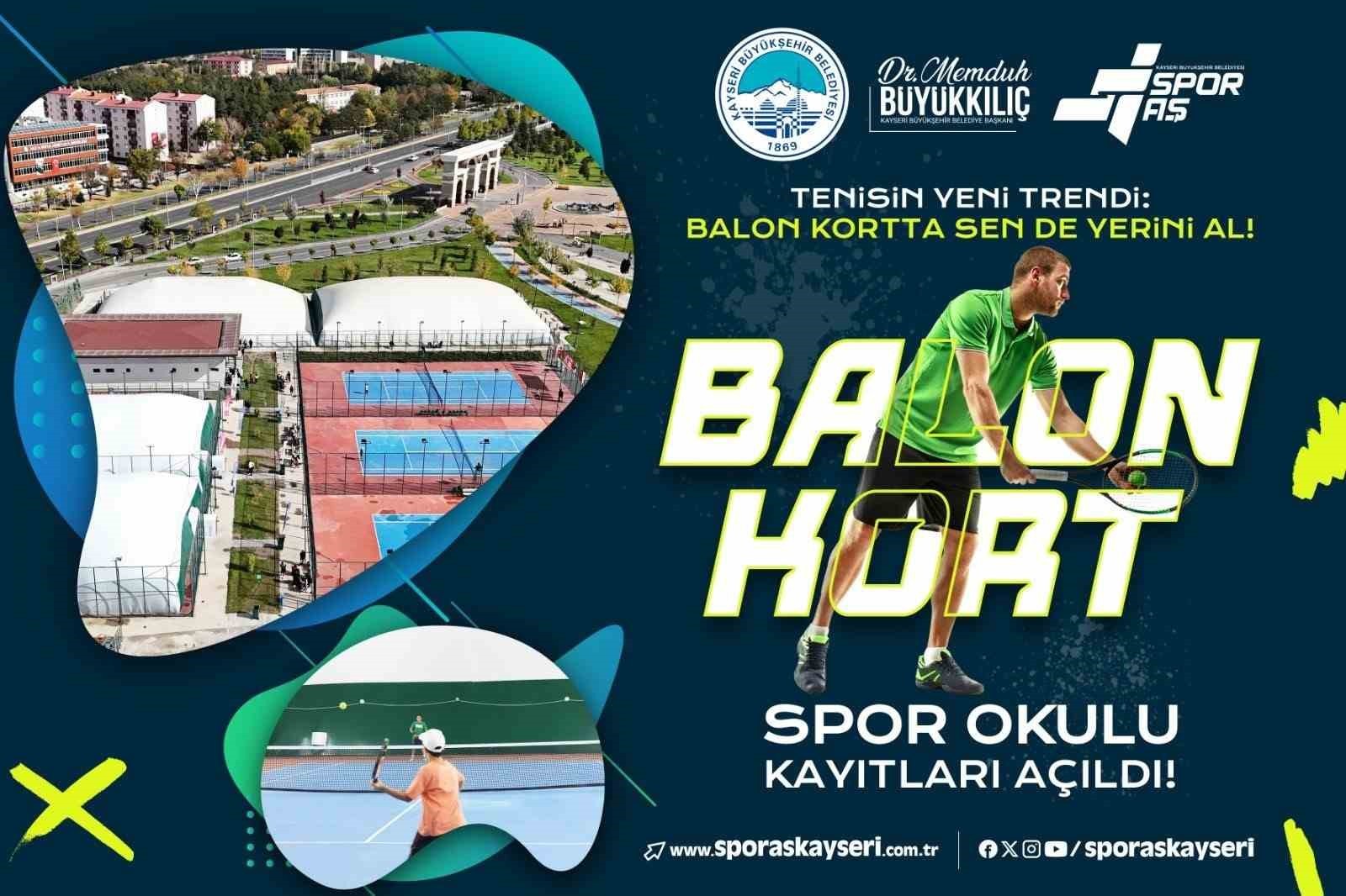 KAYSERİ BÜYÜKŞEHİR BELEDİYESİ SPOR A.Ş. MİLLET BAHÇESİ TENİS SPOR OKULU 2. GÜZ DÖNEMİ KAYITLARINI...