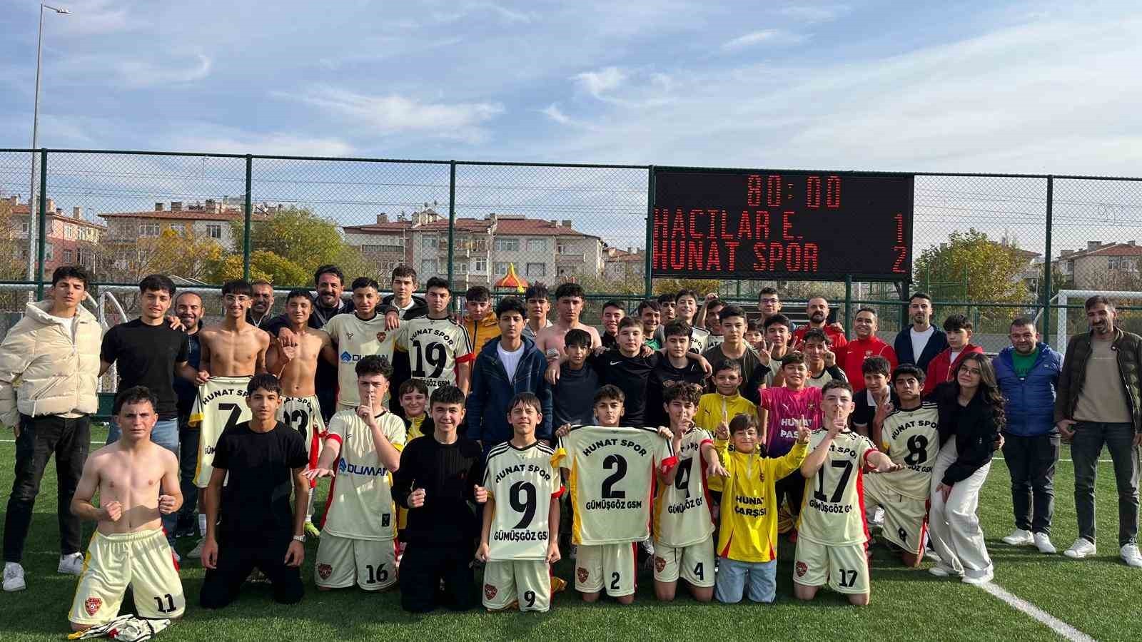 KAYSERİ U16 LİGİ TAKIMLARINDAN HUNATSPOR NORMAL SEZONU 21 PUANLA TAMAMLADI VE PLAY-OFF OYNAMAYA...