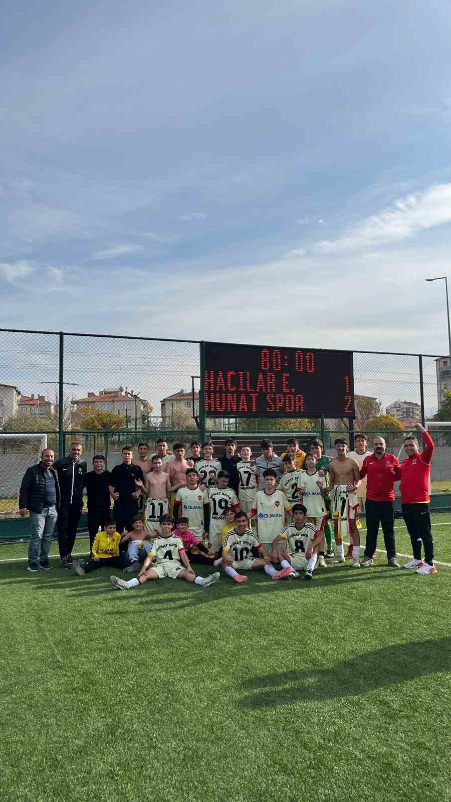 KAYSERİ U16 LİGİ TAKIMLARINDAN HUNATSPOR NORMAL SEZONU 21 PUANLA TAMAMLADI VE PLAY-OFF OYNAMAYA...