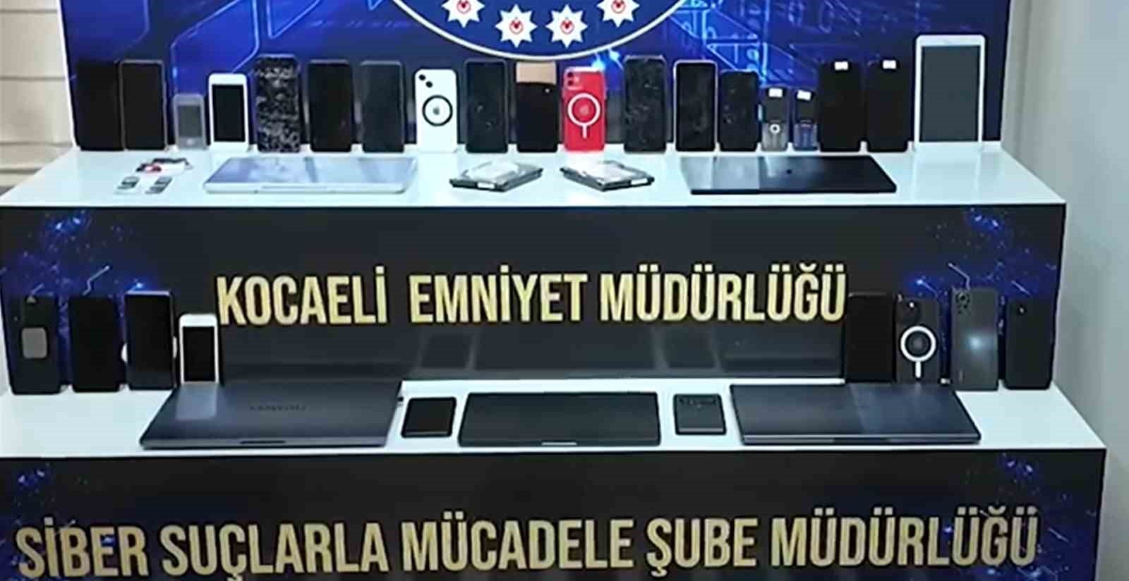KOCAELİ MERKEZLİ 11 İLDE DÜZENLENEN EŞ ZAMANLI DOLANDIRICILIK OPERASYONUNDA ÇOK SAYIDA CEP...