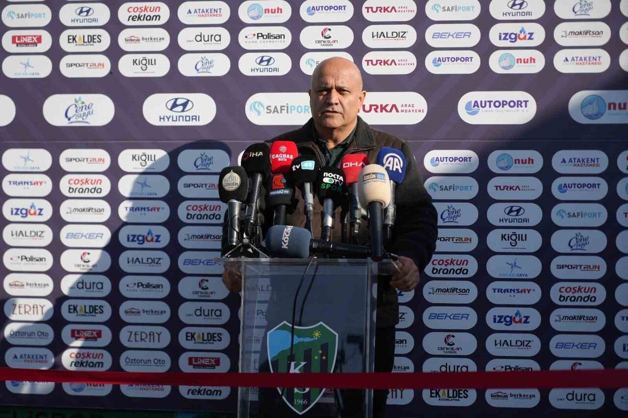 KOCAELİSPOR KULÜP BAŞKANI RECEP DURUL KULÜBÜN SON DURUMUYLA İLGİLİ AÇIKLAMALARDA BULUNDU.