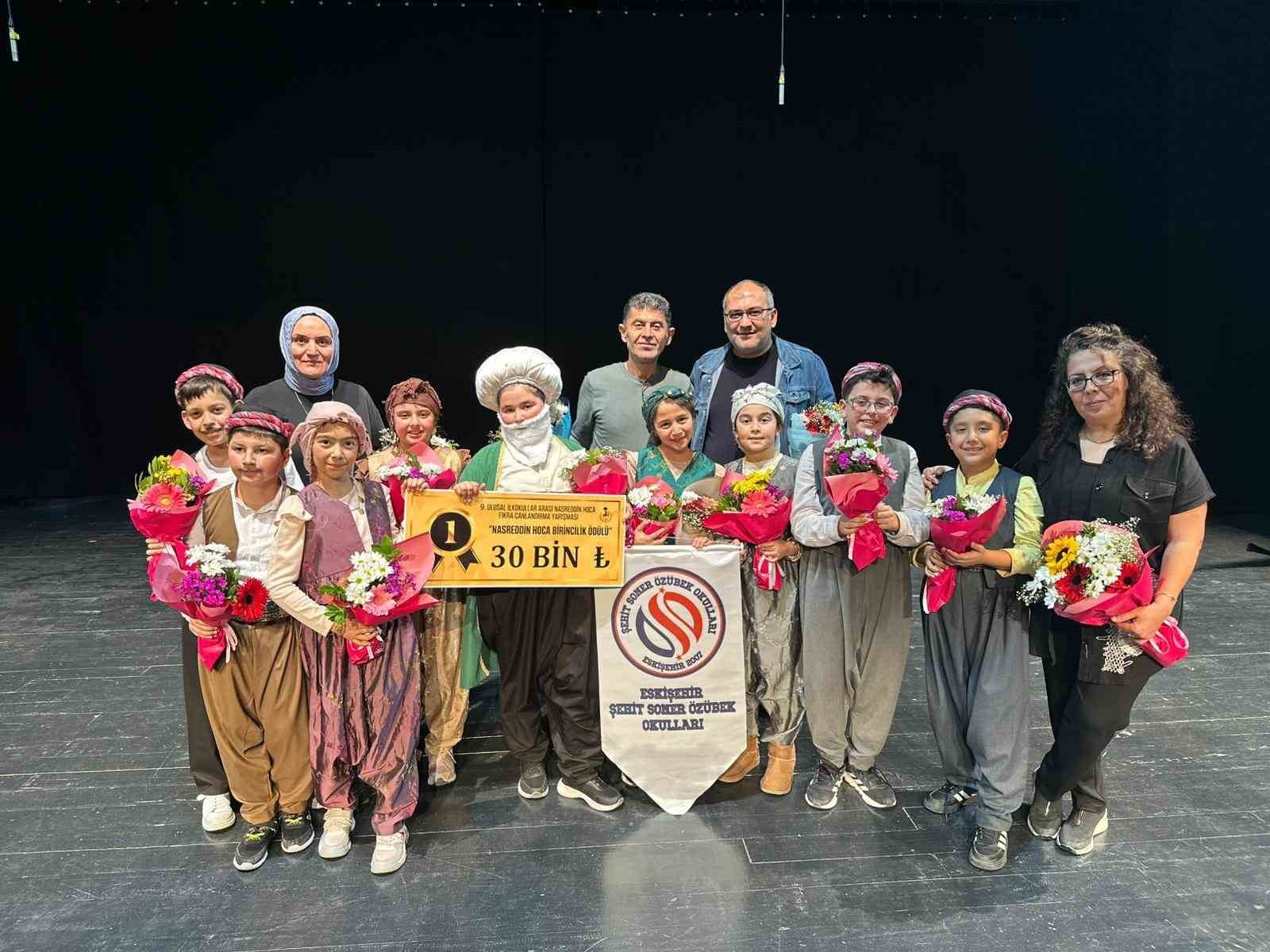 KONYA'DA DÜZENLENEN '9. ULUSAL İLKOKULLAR ARASI NASREDDİN HOCA FIKRA CANLANDIRMA YARIŞMASI'NDA...
