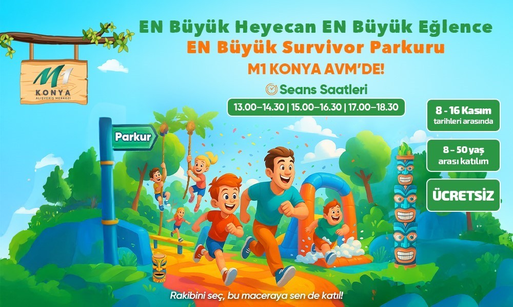 KONYA’NIN ÖNDE GELEN ALIŞVERİŞ VE YAŞAM MERKEZLERİNDEN M1 KONYA AVM, KASIM AYINDA ZİYARETÇİLERİNİ...