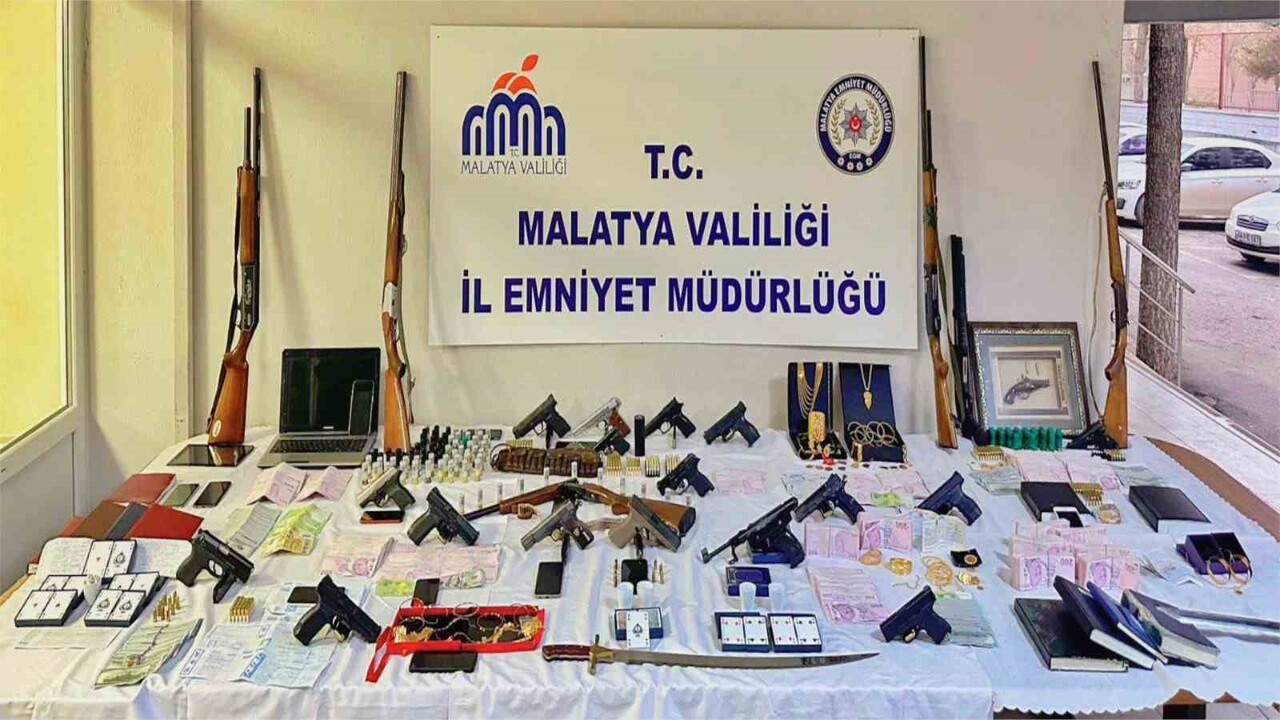 MALATYA’DA TEFECİLİK VE KUMAR OPERASYONU: 31 GÖZALTI