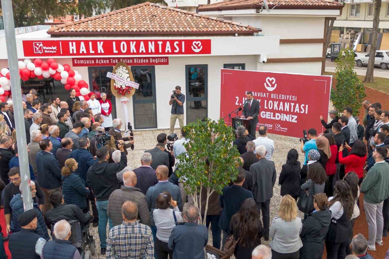 MANAVGAT BELEDİYESİ TARAFINDAN HAYATA GEÇİRİLEN 2. HALK LOKANTASI, DÜZENLENEN TÖRENLE HİZMETE...