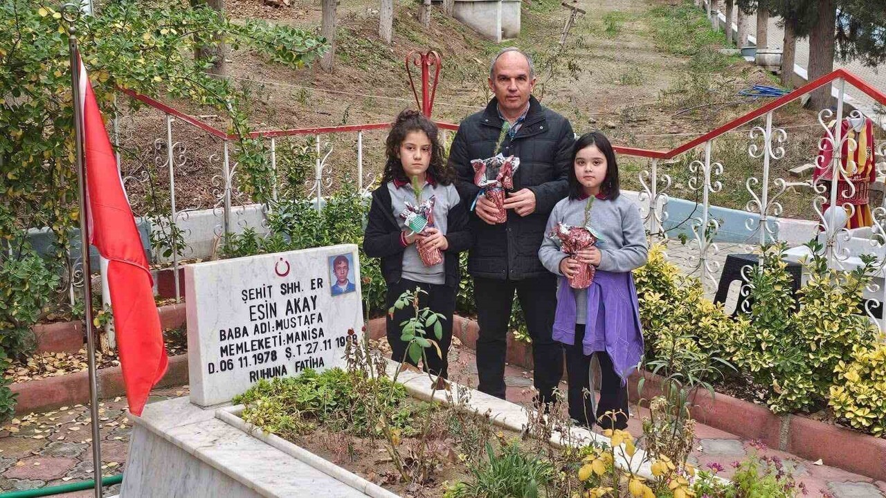 MANİSA'NIN SARIGÖL İLÇESİNDE ŞEHİT JANDARMA KOMANDO ER ESİN AKAY, ADINI TAŞIYAN İLKOKULDA...