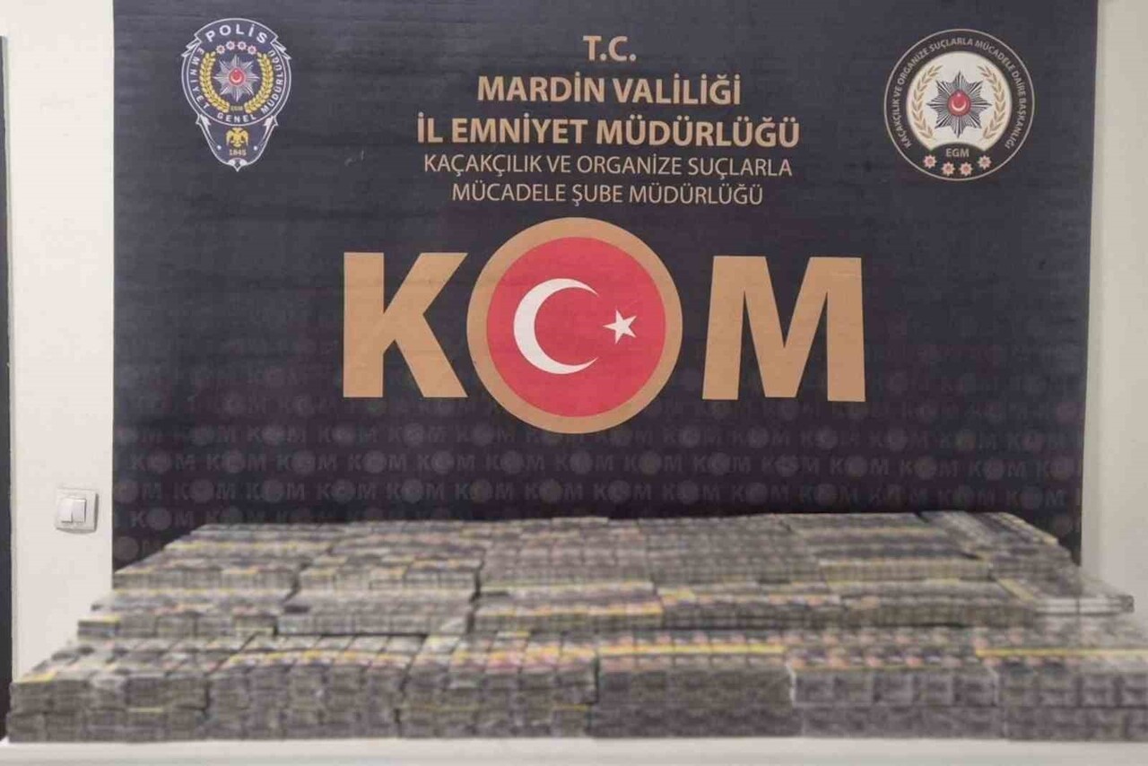 MARDİN’DE KAÇAKÇILIK OPERASYONUNDA 2 BİN 290 PAKET SİGARA ELE GEÇİRİLDİ
