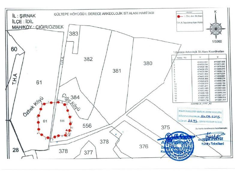 MARDİN KÜLTÜR VARLIKLARINI KORUMA BÖLGE KURULU, ŞIRNAK’IN İDİL İLÇESİNE BAĞLI ÇIĞIR KÖYÜ...