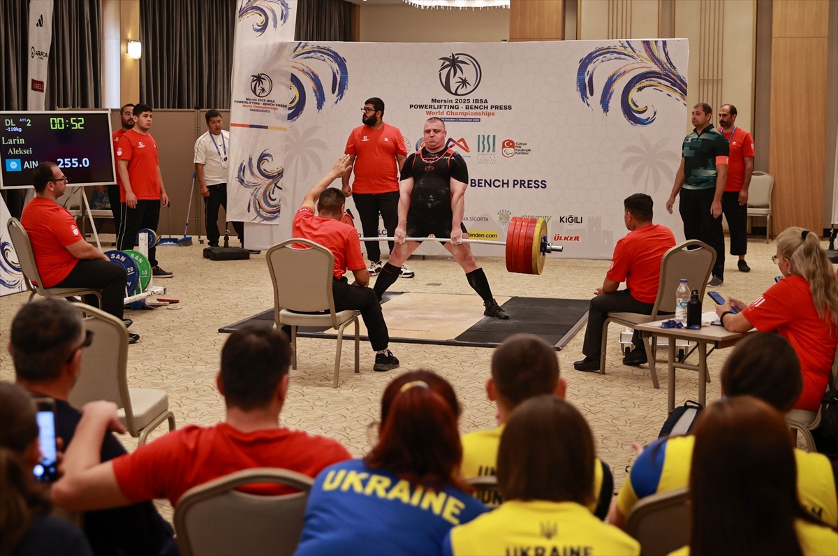 Mersin'de düzenlenen Görme Engelliler Dünya Halter Şampiyonası tamamlandı. Türkiye Milli...