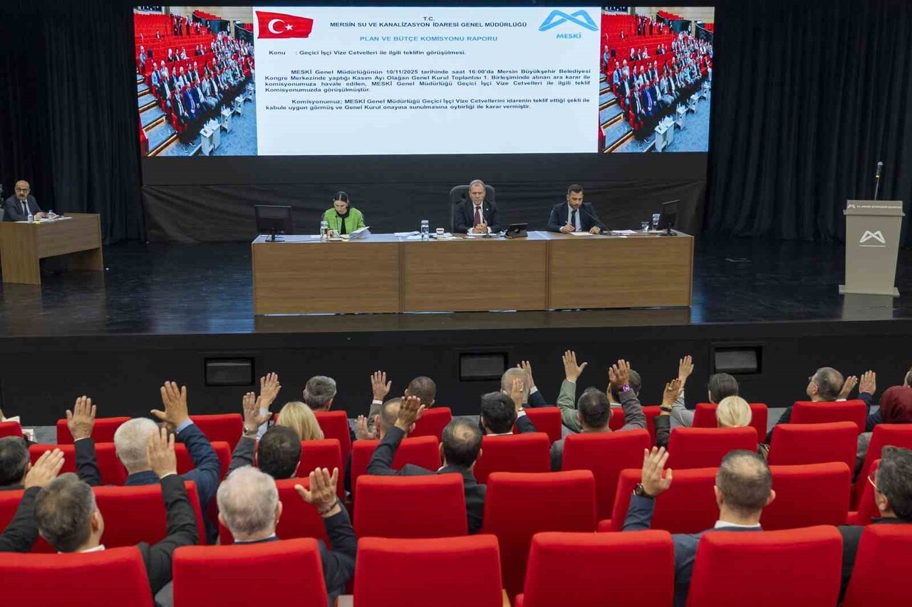 MERSİN SU VE KANALİZASYON İDARESİ (MESKİ)’NİN 2026 YILI BÜTÇESİ 13 MİLYAR 840 MİLYON TL OLARAK OY...
