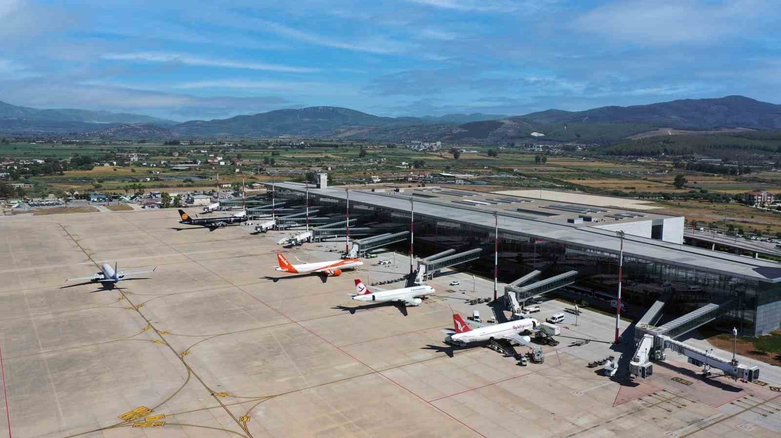 MİLAS-BODRUM HAVALİMANI 10 AYDA 4 MİLYON YOLCUYA HİZMET VERDİ