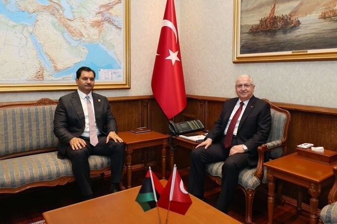 MİLLİ SAVUNMA BAKANI YAŞAR GÜLER, LİBYA ULUSAL ORDUSU GENEL KOMUTAN YARDIMCISI ORGENERAL SADDAM...