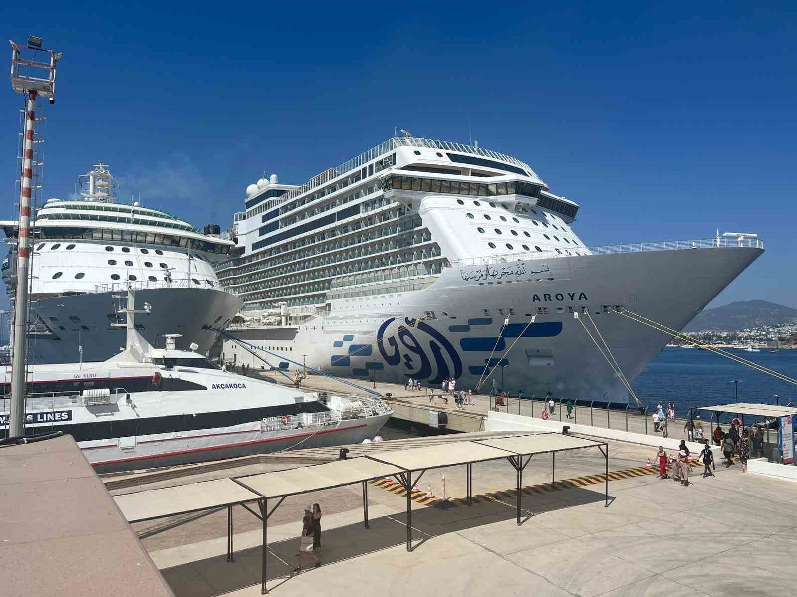 MUĞLA’NIN BODRUM İLÇESİNE 2025 YILINDA 116 KRUVAZİYER GEMİSİNDE 138 BİN 149 YOLCU GELDİ.